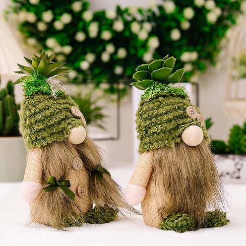 قطعتان من قطيفة التماثيل النضرة، ديكورات التماثيل الصيفية للمنزل، ديكور صينية متدرجة للمطبخ، هدايا التماثيل المحشوة لعيد الحب للنساء، زخارف يدوية الصنع ديكورات منزلية سويدية in Kuwait