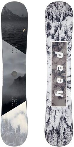 HEAD Unisex True 2.0 Black Snowboard and FX One LYT White Snowboard Bindings Package, 148, Medium in Saudi Arabia