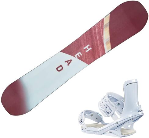 HEAD Women's Shine LYT Snowboard and FX FAY I LYT White Snowboard Bindings Package in Saudi Arabia