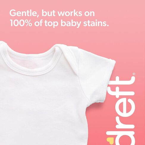 Dreft Newborn Baby Liquid Laundry Detergent, Gentle on Sensitive Skin, HE Compatible, 2 pack, 32 loads each in Saudi Arabia