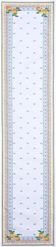 Elrene Home Fashions Capri Lemon Mediterranean Spring/Summer Fabric Table/Console Runner, 13"x70" in Saudi Arabia
