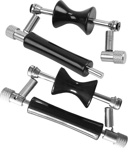 2 Pack Guitar Rolling Capo Sliding Capo Adjustable Capo Rubber and Stainless Steel Capo for Tuning Tone of String Instruments Like Folk Classic Acoustic Electric Guitar Ukulele Mandolin Banjo in Saudi Arabia