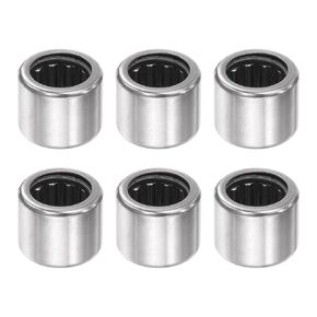 6pcs BK0810 Needle Roller Bearings 8mm Bore 12mm OD 10mm Width Chrome Steel Closed End for Transmission Gearbox
