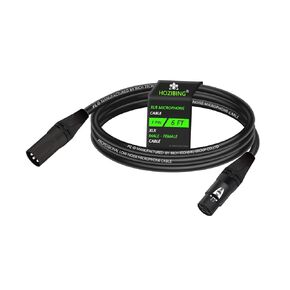 XLR to XLR Microphone Cable XLR Male to Female Mic Cable 3-Pin Balanced Shielded 27AWG OFC XLR Cable for Mic Mixer, Recording Studio, Podcast-Multi Colored, Zinc Alloy Connectors 1 Pack (Purple, 10FT)