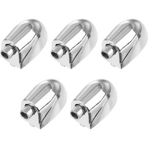 Milisten Snare Drum Lugs Gauges 10pcs Replacement Parts Percussion Claw Wc Lug Drum Ear Connector Single-end Hook Accessories Hooks Drums for Bass Snare