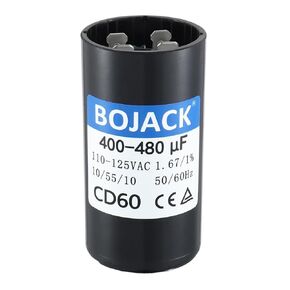BOJACK 400-480 uf/MFD 110-125 VAC Volts Universal Round Motor Start Capacitor 50/60 Hz CD60 AC Electrical Replacement Parts