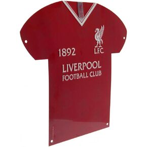 Liverpool FC Shirt Shaped Sign