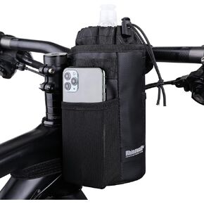 Cycling Water Bottle Holder Bicycle Snack Bag Bike Cup Holder fit for holding large cups, coffee mug, phone, sunglasses