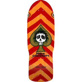 Powell Peralta Steve Steadham Skull & Spade Skateboard Deck Purp/Aqua Reissue - 10" x 30.125"