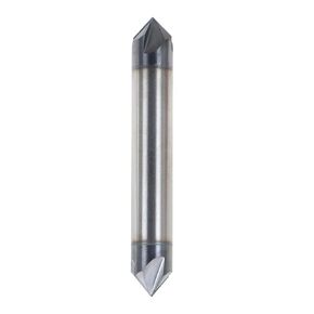 3/8 Inch 4 Flute Carbide End Mill Double Start Spiral 2-1/2 Inch Overall Length x 3/8 Inch Shank Diameter Suitable for Aluminum Cutting Non Ferrous Metals 1 Pcs