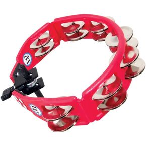 LP161 Cyclops, Steel Jingles, Red, Mountable Tambourine
