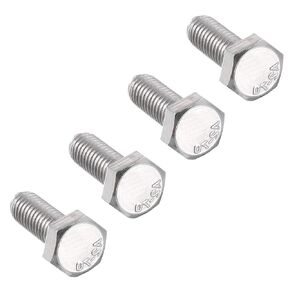 uxcell M6x16mm Hex Bolts 304 Stainless Steel Hexagon Left Hand Screw Bolt 4pcs