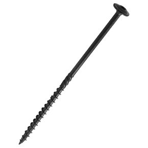 #14 x 5" Tan IMSCREWS Wood Deck Screws - T30 Star Drive with Large Washer Head - Rust-Resistant Outdoor Deck Screws for Timber, Log, and Landscaping Wood Projects Pack of 25