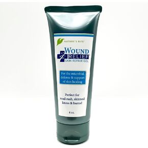 Nature's Rite Wound Relief, Healing Oitment, Fast Acting Wound Healing Cream, Natural Formula with Silver Colloid and Aloe Vera