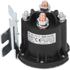 DC24V 150A DC Contactor, High Sensitive Relay Switch DC Contactor Solenoid, Solenoid Relay Switch, 684 2461 212 17, DC Contactor Replacemant for Forklift