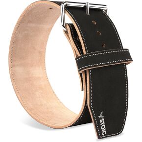 Powerlifting Belt/Weight Lifting Belt - 4 Inches Wide - No Taper for Maximum Support & Protection