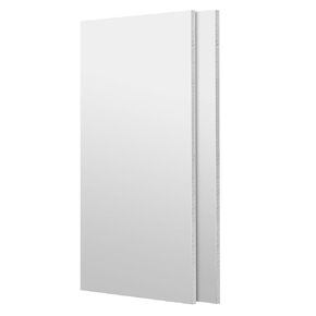 MECCANIXITY 6061 T651 Aluminum Sheet, 6 x 16 x 1/8 Inch Rectangle Heat-treatable Aluminum Sheet Flat Metal Plate Covered with Protective Film for Industrial, Crafting Pack of 2