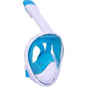 Snorkel Mask,Full Face Diving Mask for Adults with Detachable Camera Mount, Snorkeling Set Adults Full Dry Anti Fog Breathing System for Swimming Snorkeling Scuba