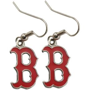 Boston Red Sox Womens Team Logo Dangle Earrings