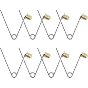 Tent Pole Clips, 8PCS Kayak Paddle Spring Snap Clips, Carbon steel Tent Pole Push Button Spring Clips for Camping Kayak Paddle Tent Pole, 8mm Button