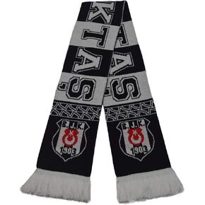 Besiktas Scarf | Besiktas Soccer Fan Scarf | Premium Acrylic Knit