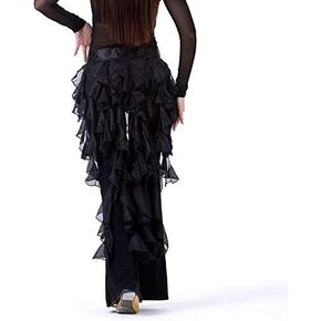 Premium Belly Dance Hip Scarf Egypt Style Belt Skirt Latin Dance Tassel Wave Skirt for Outfit in Kuwait