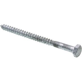 Prime-Line 9055232 Hex Lag Screws, 1/4 In. X 3-1/2 In., A307 Grade A Hot Dip Galvanized Steel (100 Pack)
