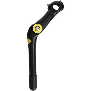 LIOOBO Handlebar Riser Adjustable Aluminum Alloy Handlebar Extensions Mountain Bike Road Bicycle 25.4mm (Black)