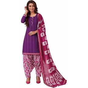 Miraan Women's Cotton Printed Readymade Salwar Suit