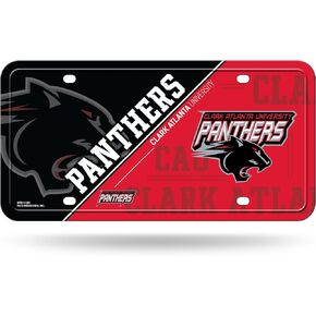 Rico Industries NCAA Clark Atlanta University Panthers - CAU Primary Metal Auto Tag 6" x 12" - Great for Truck/Car/SUV