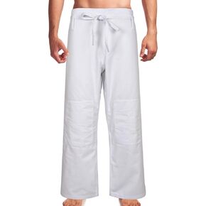Judo Pants, Judo gi Pants, MMA Training Pants Kids Adult Student Judo Pants Unisex White Lightweight Cotton 8oz