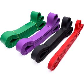 Pull Up Resistance Bands Set of 4 for Men and Women, Assistance Band for Exercise for Resistance Training Powerlifting, Gyms, Mobility Home Fitness, with Carrying Bag(4pcs)