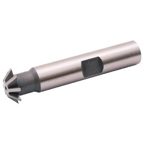 HHIP 2006-0387 45 Degree High Speed Steel Single Angle Chamfer Cutter, 1-1/2" Cutter Diameter x 1/2" Cutter Width x 3/4" Shank Diameter x 2-3/4" Overall Length