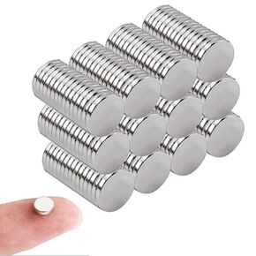 Small Magnets Rare Earth Magnet 10mm x 1mm Round Refrigerator Magnets for Fridge Office Whiteboard Crafts 100 Pcs