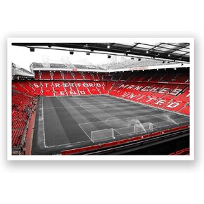 Artsy Canvas Manchester United - Old Trafford (18x10 Poster)