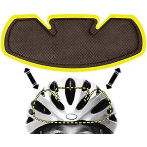 Bicycle & Bike Helmet Sweat Liner by NoSweat - Made in USA - Patented SweatLock Technology