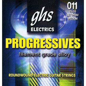 GHS Strings Progressives Set Electric Guitar Strings - 11-50 - PRM