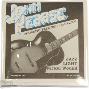 John Pearse Electric Strings Pure Nickel Jazz Light 11-50