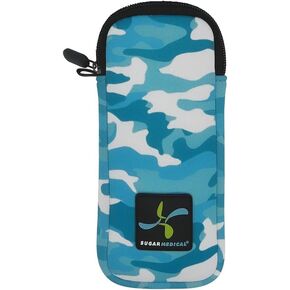 Sugar Medical Quest Neoprene Insulin Pen Pouch | Diabetic Care Products | Diabetes Supply Case | Diabetic Supplies Travel Bag | Diabetes Care (Black Camo)
