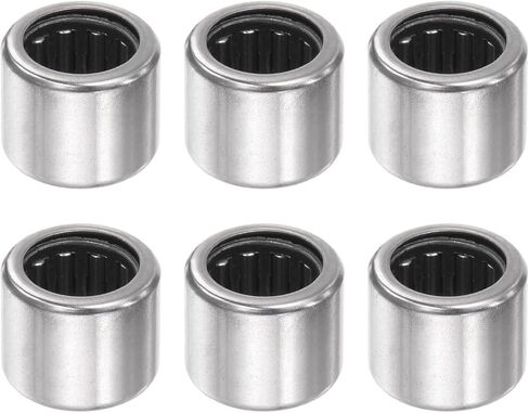 6pcs BK0810 Needle Roller Bearings 8mm Bore 12mm OD 10mm Width Chrome Steel Closed End for Transmission Gearbox in Saudi Arabia