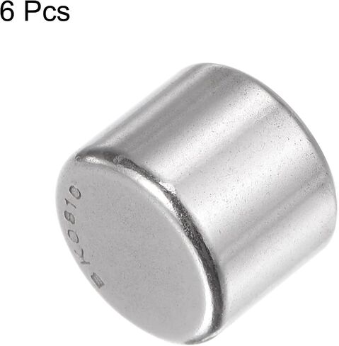 6pcs BK0810 Needle Roller Bearings 8mm Bore 12mm OD 10mm Width Chrome Steel Closed End for Transmission Gearbox in Saudi Arabia
