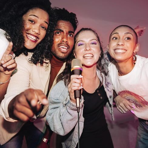 ميكروفون الكاريوكي الديناميكي TONOR RGB للغناء مع كابل 5M XLR، ميكروفون سلكي محمول باليد XLR، متوافق مع آلة الكاريوكي/مكبر الصوت/أمبير/خلاط لغناء الكاريوكي والكلام والأنشطة الخارجية in Kuwait