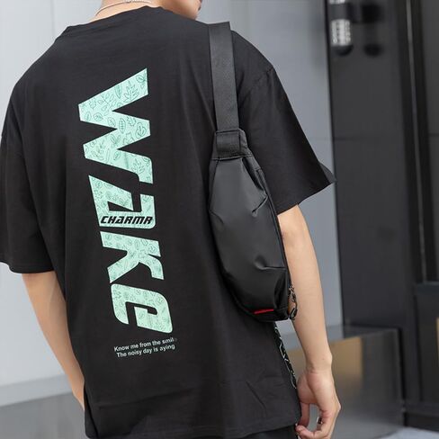 Large Crossbody Fanny Pack for Men and Women, Mini Sling Bag, Multi Pocket Fanny Pack Cross Body Bags Purse Casual Hands-Free Wallets Waist Pack Phone Bag Sports Festival Workout Traveling Running in Saudi Arabia