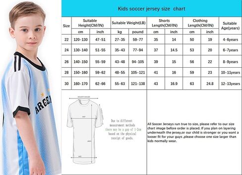 World Cup/Copa America & Argentina Brasil Portugal France Soccer Fan Jerseys for Kids Boys Girls Youth in Saudi Arabia