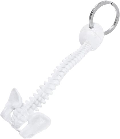 iplusmile Spine Keychain Spinal Cord Model Mini Vertebral Column Model Men Keychain Spine Model Keychain Holder Bone Rings Mens Keychains White Plastic Small Toy in Saudi Arabia