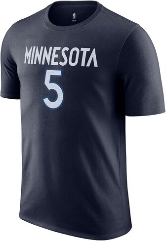 Anthony Edwards Minnesota Timberwolves NBA Kids Youth 4-20 Navy Icon Edition Performance Jersey T-Shirt in Saudi Arabia