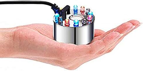 Mini Maker, 12 LED Mister Fogger Water Pond Fog Machine Atomizer Air Humidifier for, Christmas in Saudi Arabia