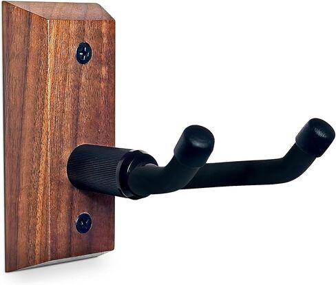 Ukulele Wall Mount Hanger, Black Walnut Hardwood Upgrade Ukulele Hanger Holder For Concert Pineapple Soprano Tenor Baritone Mandolin and Banjo, Ukulele Wall Hook Display For Home, Studio, Concert. in Kuwait