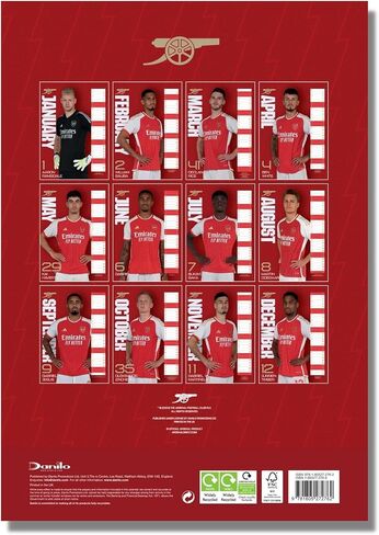 Arsenal London FC 2024 - A3-Posterkalender in Saudi Arabia
