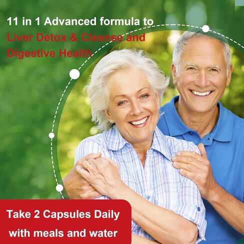 مكملات تودكا 2400 مجم، مركب الأملاح الصفراوية لإزالة سموم الكبد وتنظيف المرارة، مضاد للشيخوخة للرجال والنساء، صحة الجهاز الهضمي 120 كبسولة in Kuwait